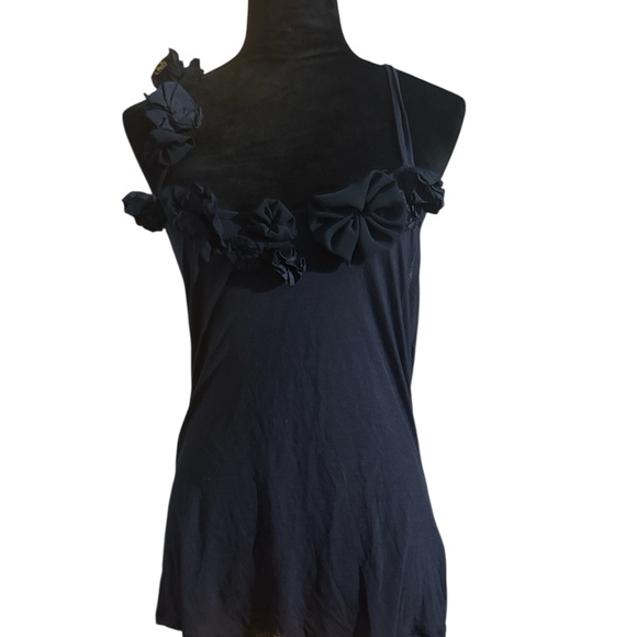 Ted Baker Navy Blue Camisole with Floral Details - Picture 1 of 3